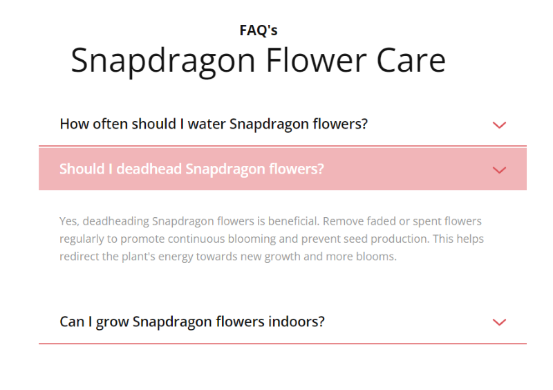  Frequently asked questions Of Snapdragon flower care. Written for client with VIP services.