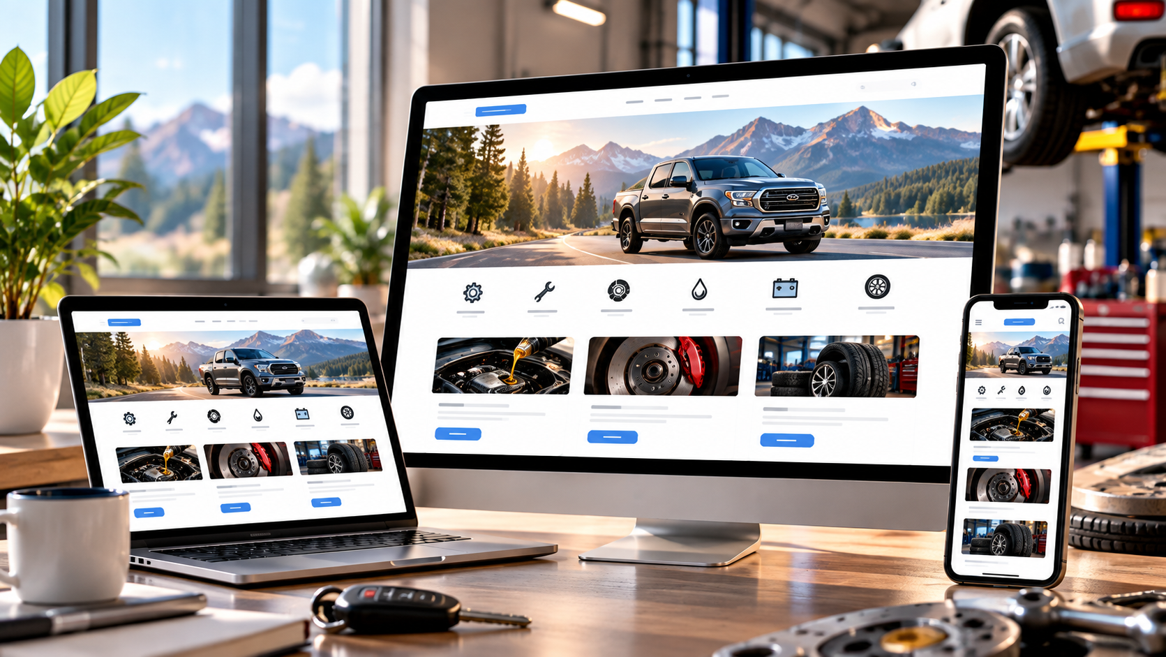 Star Auto automotive website design showcasing professional local auto repair services