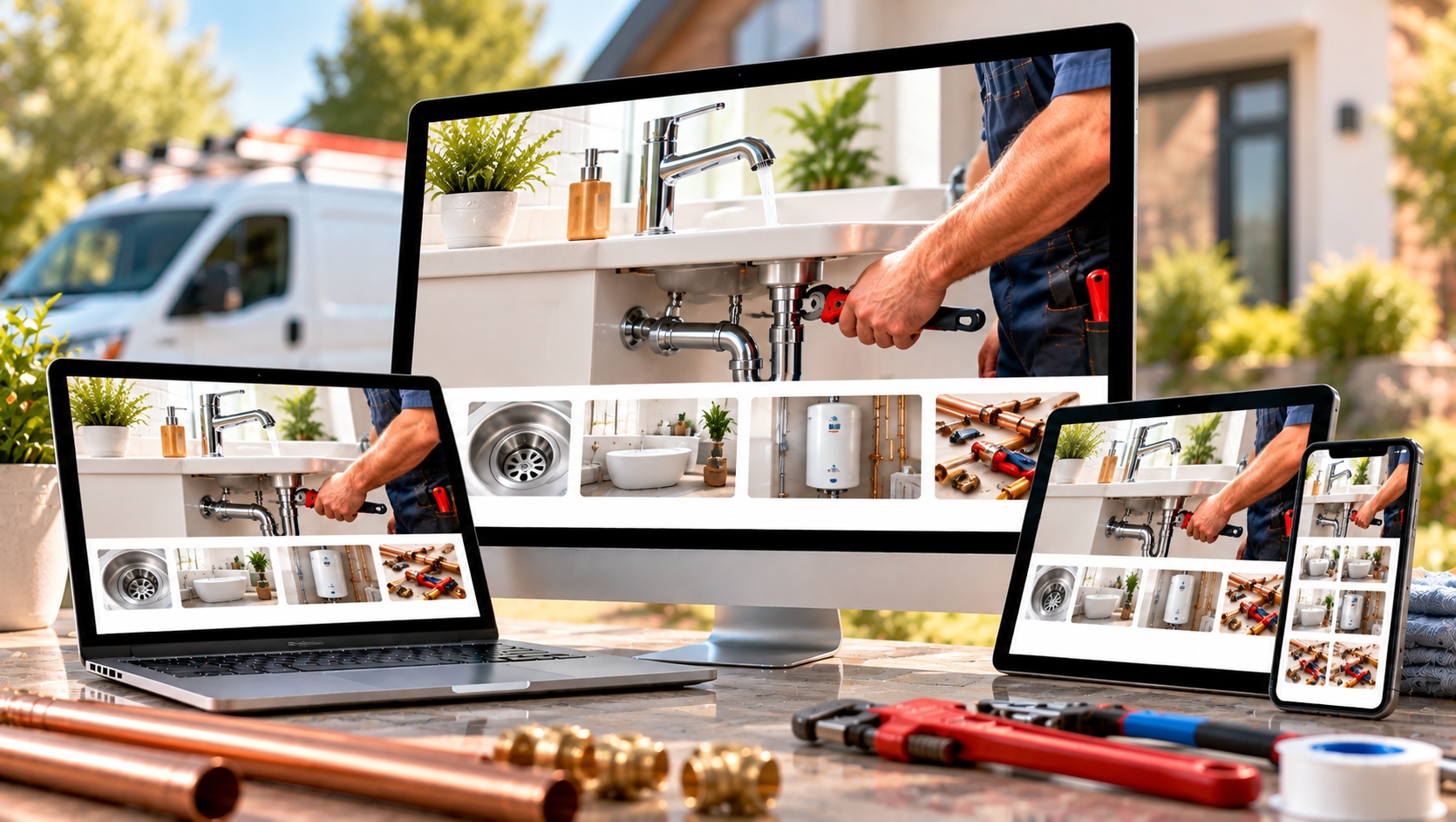 Professionally designed ready-made websites for small businesses that can be customized for their brand